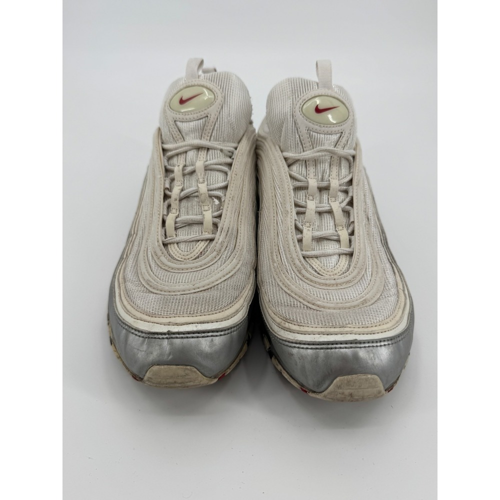 Nike Air Max 97 QS AT5458-100 Mens Sneakers 14 White Silver Swoosh Running Shoes